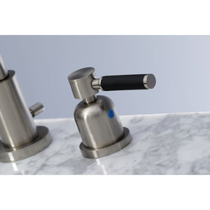 Kaiser FSC8928DKL Two-Handle 3-Hole Deck Mount Widespread Bathroom Faucet with Pop-Up Drain, Brushed Nickel