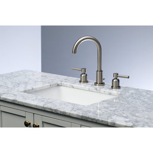 Concord FSC8928DL Two-Handle 3-Hole Deck Mount Widespread Bathroom Faucet with Pop-Up Drain, Brushed Nickel