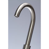 Paris FSC8928DPL Two-Handle 3-Hole Deck Mount Widespread Bathroom Faucet with Pop-Up Drain, Brushed Nickel