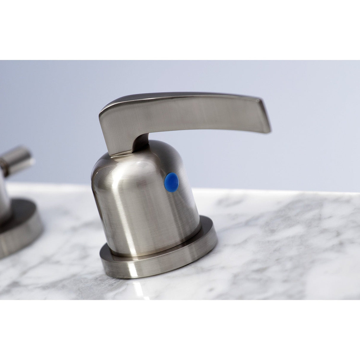 Centurion FSC8928EFL Two-Handle 3-Hole Deck Mount Widespread Bathroom Faucet with Pop-Up Drain, Brushed Nickel
