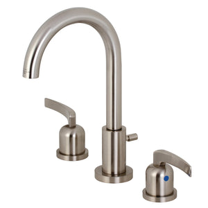 Centurion FSC8928EFL Two-Handle 3-Hole Deck Mount Widespread Bathroom Faucet with Pop-Up Drain, Brushed Nickel
