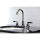 Centurion FSC8929EFL Two-Handle 3-Hole Deck Mount Widespread Bathroom Faucet with Pop-Up Drain, Polished Nickel