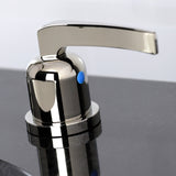 Centurion FSC8929EFL Two-Handle 3-Hole Deck Mount Widespread Bathroom Faucet with Pop-Up Drain, Polished Nickel