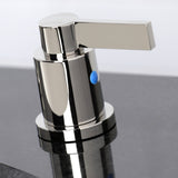 NuvoFusion FSC8929NDL Two-Handle 3-Hole Deck Mount Widespread Bathroom Faucet with Pop-Up Drain, Polished Nickel