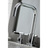 Kaiser FSC8931CKL Two-Handle 3-Hole Deck Mount Widespread Bathroom Faucet with Pop-Up Drain, Polished Chrome