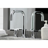 Kaiser FSC8931CKL Two-Handle 3-Hole Deck Mount Widespread Bathroom Faucet with Pop-Up Drain, Polished Chrome
