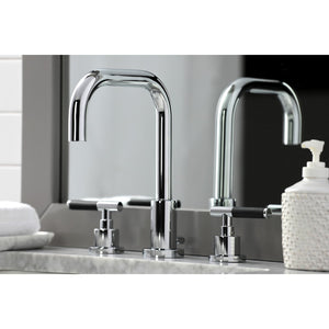Kaiser FSC8931CKL Two-Handle 3-Hole Deck Mount Widespread Bathroom Faucet with Pop-Up Drain, Polished Chrome