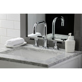 Kaiser FSC8931CKL Two-Handle 3-Hole Deck Mount Widespread Bathroom Faucet with Pop-Up Drain, Polished Chrome