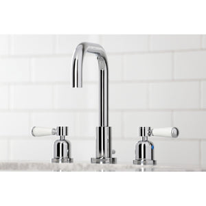 Paris FSC8931DPL Two-Handle 3-Hole Deck Mount Widespread Bathroom Faucet with Pop-Up Drain, Polished Chrome