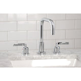 Centurion FSC8931EFL Two-Handle 3-Hole Deck Mount Widespread Bathroom Faucet with Pop-Up Drain, Polished Chrome