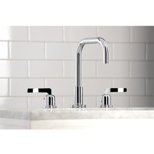 Centurion FSC8931EFL Two-Handle 3-Hole Deck Mount Widespread Bathroom Faucet with Pop-Up Drain, Polished Chrome