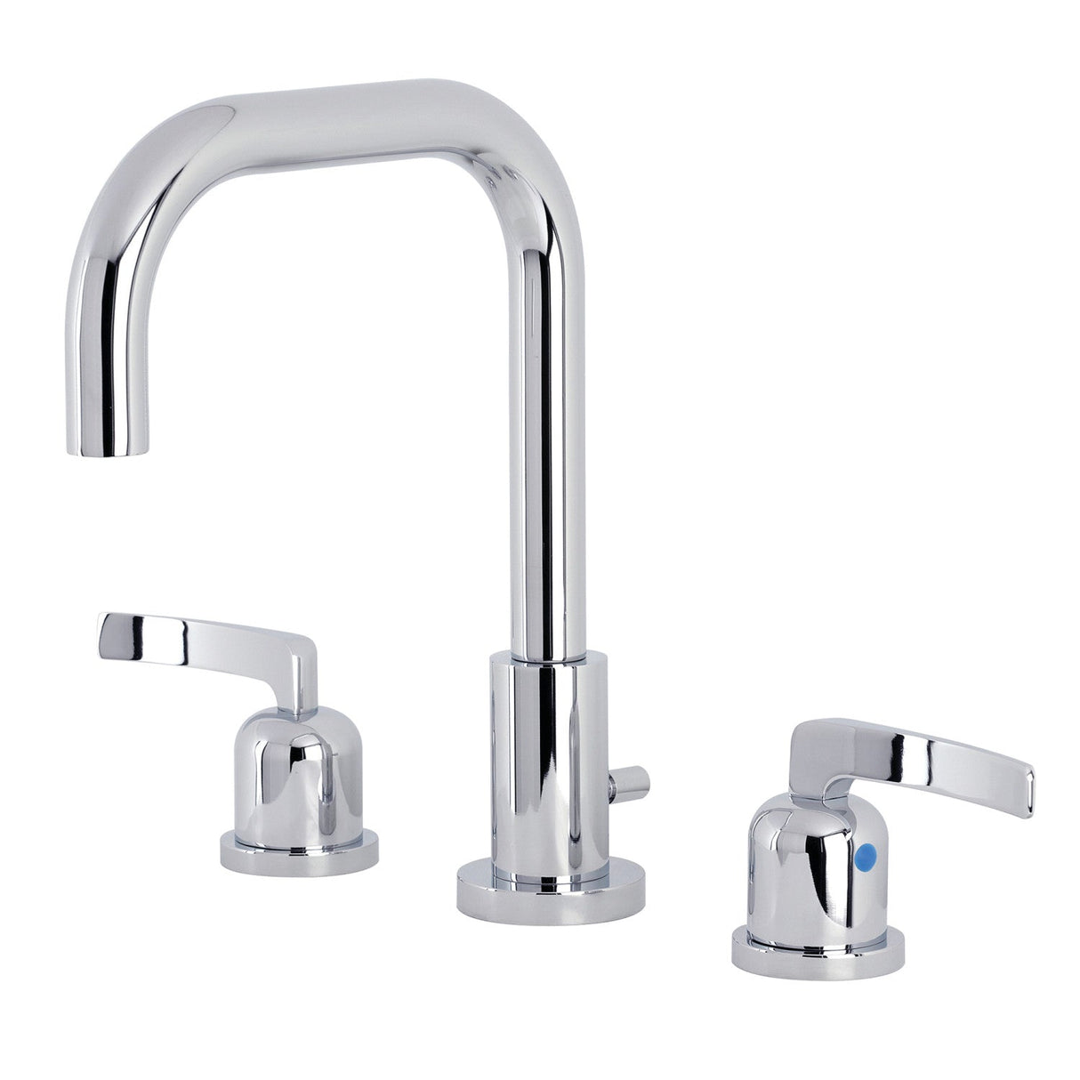 Centurion FSC8931EFL Two-Handle 3-Hole Deck Mount Widespread Bathroom Faucet with Pop-Up Drain, Polished Chrome