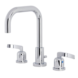 Centurion FSC8931EFL Two-Handle 3-Hole Deck Mount Widespread Bathroom Faucet with Pop-Up Drain, Polished Chrome