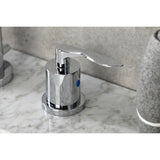 Serena FSC8931SVL Two-Handle 3-Hole Deck Mount Widespread Bathroom Faucet with Pop-Up Drain, Polished Chrome