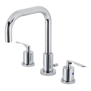 Serena FSC8931SVL Two-Handle 3-Hole Deck Mount Widespread Bathroom Faucet with Pop-Up Drain, Polished Chrome