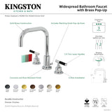Kaiser FSC8935CKL Two-Handle 3-Hole Deck Mount Widespread Bathroom Faucet with Pop-Up Drain, Oil Rubbed Bronze