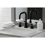 Kaiser FSC8935CKL Two-Handle 3-Hole Deck Mount Widespread Bathroom Faucet with Pop-Up Drain, Oil Rubbed Bronze
