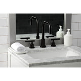 Kaiser FSC8935CKL Two-Handle 3-Hole Deck Mount Widespread Bathroom Faucet with Pop-Up Drain, Oil Rubbed Bronze