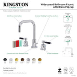 Kaiser FSC8935DKL Two-Handle 3-Hole Deck Mount Widespread Bathroom Faucet with Pop-Up Drain, Oil Rubbed Bronze