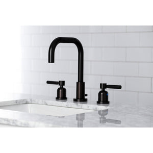 Kaiser FSC8935DKL Two-Handle 3-Hole Deck Mount Widespread Bathroom Faucet with Pop-Up Drain, Oil Rubbed Bronze