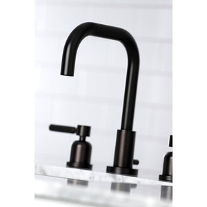 Kaiser FSC8935DKL Two-Handle 3-Hole Deck Mount Widespread Bathroom Faucet with Pop-Up Drain, Oil Rubbed Bronze
