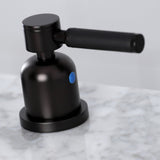 Kaiser FSC8935DKL Two-Handle 3-Hole Deck Mount Widespread Bathroom Faucet with Pop-Up Drain, Oil Rubbed Bronze