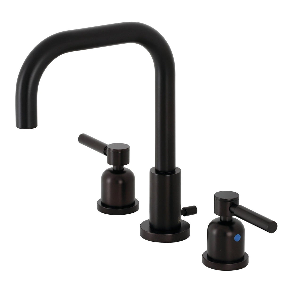 Concord FSC8935DL Two-Handle 3-Hole Deck Mount Widespread Bathroom Faucet with Pop-Up Drain, Oil Rubbed Bronze