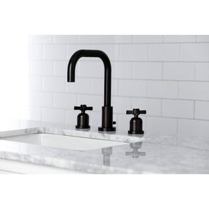Millennium FSC8935ZX Two-Handle 3-Hole Deck Mount Widespread Bathroom Faucet with Pop-Up Drain, Oil Rubbed Bronze