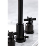 Millennium FSC8935ZX Two-Handle 3-Hole Deck Mount Widespread Bathroom Faucet with Pop-Up Drain, Oil Rubbed Bronze