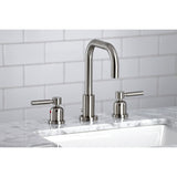 Concord FSC8938DL Two-Handle 3-Hole Deck Mount Widespread Bathroom Faucet with Pop-Up Drain, Brushed Nickel