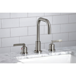 Centurion FSC8938EFL Two-Handle 3-Hole Deck Mount Widespread Bathroom Faucet with Pop-Up Drain, Brushed Nickel