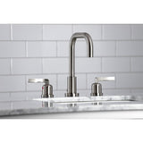 Centurion FSC8938EFL Two-Handle 3-Hole Deck Mount Widespread Bathroom Faucet with Pop-Up Drain, Brushed Nickel