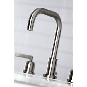 Centurion FSC8938EFL Two-Handle 3-Hole Deck Mount Widespread Bathroom Faucet with Pop-Up Drain, Brushed Nickel