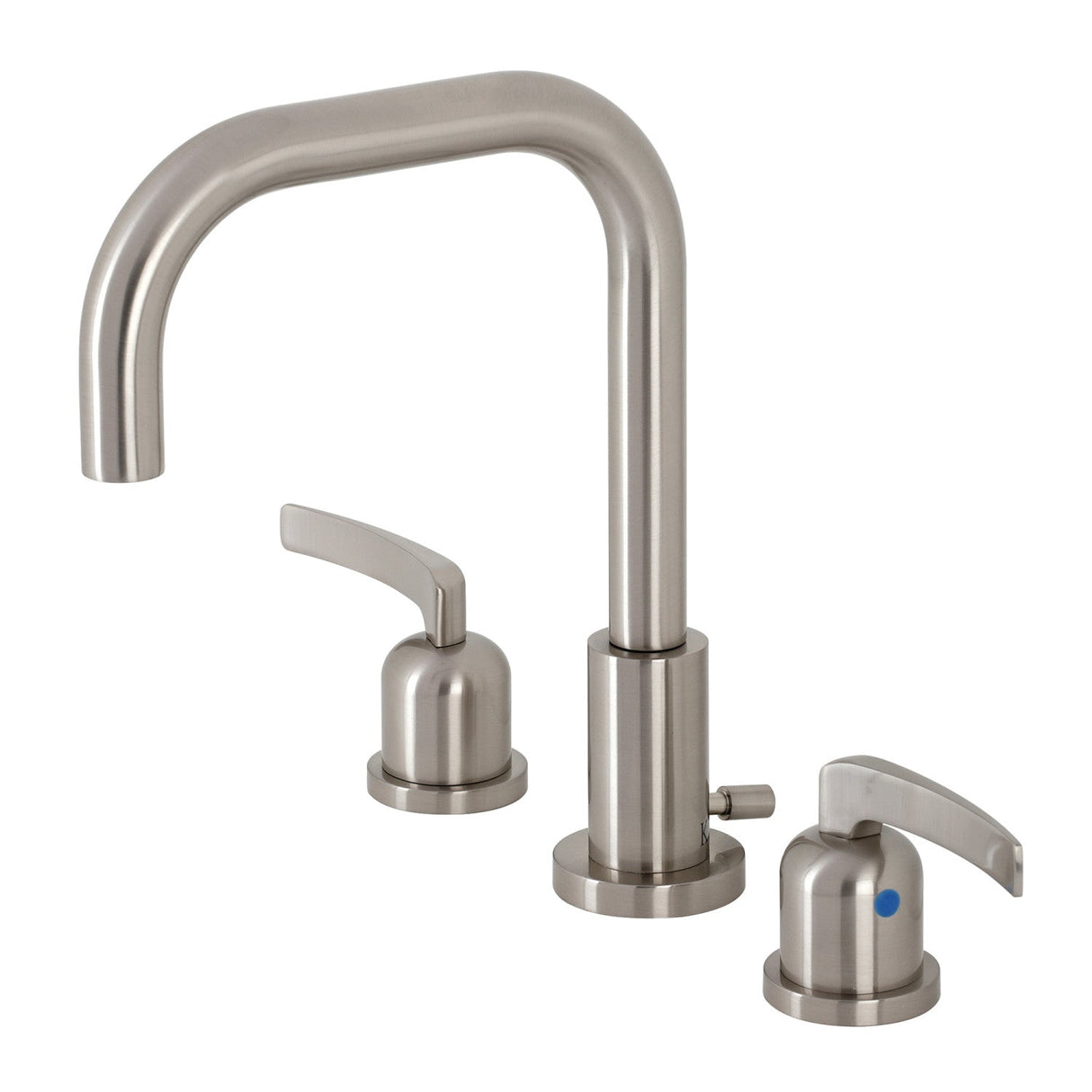 Centurion FSC8938EFL Two-Handle 3-Hole Deck Mount Widespread Bathroom Faucet with Pop-Up Drain, Brushed Nickel