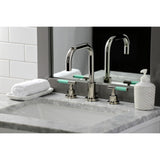 Kaiser FSC8939CKL Two-Handle 3-Hole Deck Mount Widespread Bathroom Faucet with Pop-Up Drain, Polished Nickel