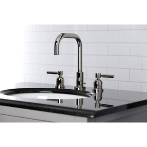 Concord FSC8939DL Two-Handle 3-Hole Deck Mount Widespread Bathroom Faucet with Pop-Up Drain, Polished Nickel