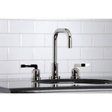Centurion FSC8939EFL Two-Handle 3-Hole Deck Mount Widespread Bathroom Faucet with Pop-Up Drain, Polished Nickel