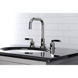 Centurion FSC8939EFL Two-Handle 3-Hole Deck Mount Widespread Bathroom Faucet with Pop-Up Drain, Polished Nickel