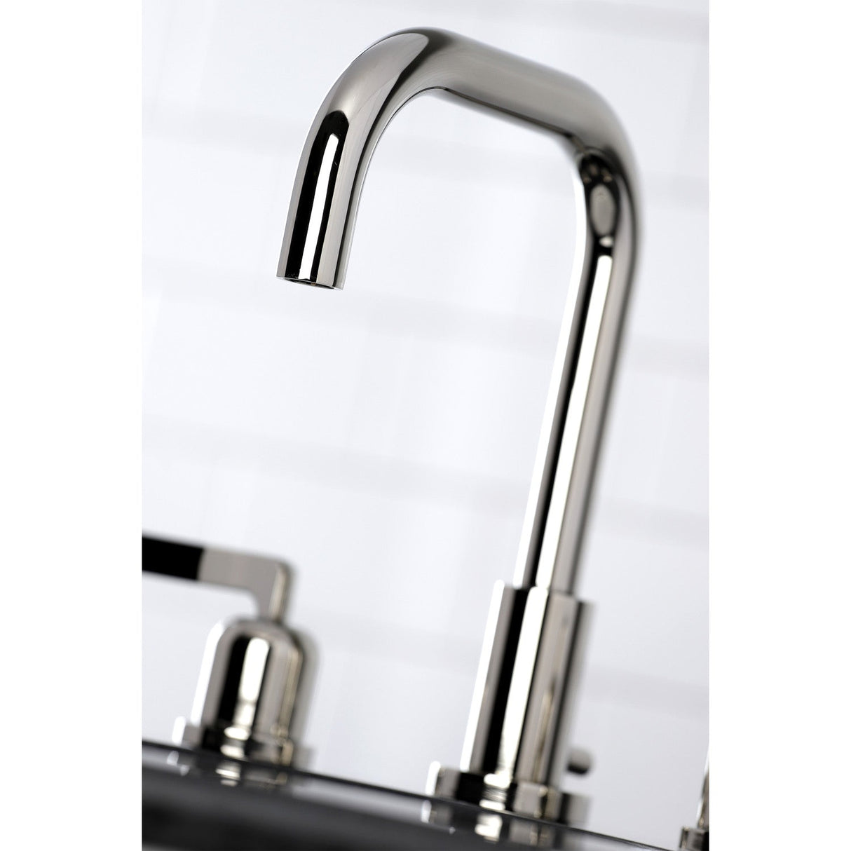 Centurion FSC8939EFL Two-Handle 3-Hole Deck Mount Widespread Bathroom Faucet with Pop-Up Drain, Polished Nickel