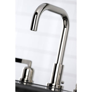 Centurion FSC8939EFL Two-Handle 3-Hole Deck Mount Widespread Bathroom Faucet with Pop-Up Drain, Polished Nickel