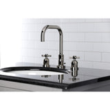 Millennium FSC8939ZX Two-Handle 3-Hole Deck Mount Widespread Bathroom Faucet with Pop-Up Drain, Polished Nickel
