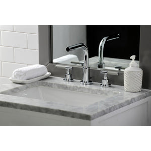 Kaiser FSC8951CKL Two-Handle 3-Hole Deck Mount Widespread Bathroom Faucet with Pop-Up Drain, Polished Chrome