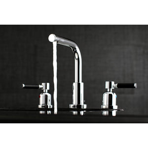 Kaiser FSC8951DKL Two-Handle 3-Hole Deck Mount Widespread Bathroom Faucet with Pop-Up Drain, Polished Chrome