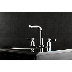 Kaiser FSC8951DKL Two-Handle 3-Hole Deck Mount Widespread Bathroom Faucet with Pop-Up Drain, Polished Chrome