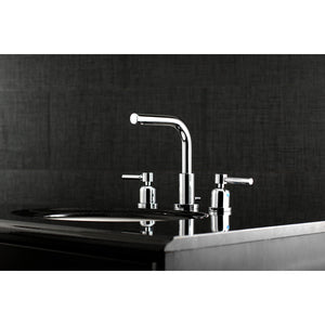 Concord FSC8951DL Two-Handle 3-Hole Deck Mount Widespread Bathroom Faucet with Pop-Up Drain, Polished Chrome