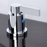 NuvoFusion FSC8951NDL Two-Handle 3-Hole Deck Mount Widespread Bathroom Faucet with Pop-Up Drain, Polished Chrome