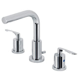 Serena FSC8951SVL Two-Handle 3-Hole Deck Mount Widespread Bathroom Faucet with Pop-Up Drain, Polished Chrome