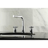 Millennium FSC8951ZX Two-Handle 3-Hole Deck Mount Widespread Bathroom Faucet with Pop-Up Drain, Polished Chrome