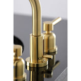 Concord FSC8953DL Two-Handle 3-Hole Deck Mount Widespread Bathroom Faucet with Pop-Up Drain, Brushed Brass