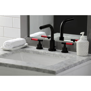Kaiser FSC8955CKL Two-Handle 3-Hole Deck Mount Widespread Bathroom Faucet with Pop-Up Drain, Oil Rubbed Bronze